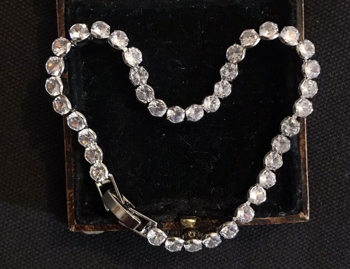 Vintage style white crystal - style,