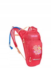 Kids backpack pink/flowers 3l