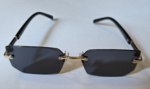 Rimless rectangular sunglasses - rectangular,
