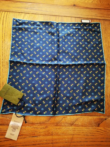 Gucci blue flower scarf 100 - flower, 100%
