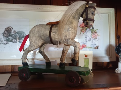 Vintage rocking horse - rocking,