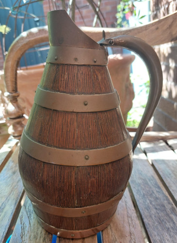 Vintage french oak copper - oak,