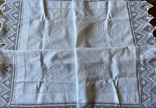 VINTAGE LINEN WHITE WORK
