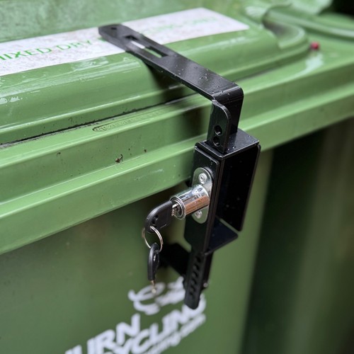 Wheelie bin metal security - metal,