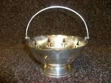 ANTIQUE PIERCED SILVER PLATED