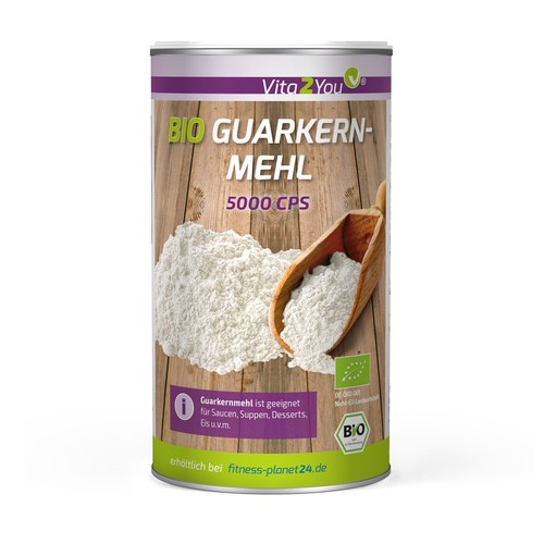 Vita2you organic guar gum 250g - guar,