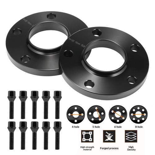 Black hubcentric 15mm - 15mm, spacers