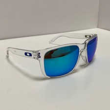 Oakley Holbrook XL OO9417-0759 Polarized Sunglasses Sapphire Lenses/Clear Frames