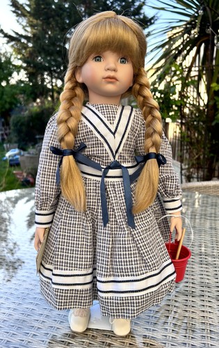 Alberon vintage porcelain doll - vintage,