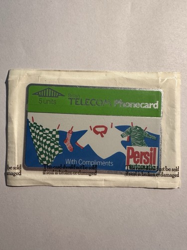 Phonecard sealed mint retro - bt,
