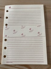ORGANISER-MULBERRY AGENDA Lined Sheets-Sealed Pack-25 sheets-Size:145 x 105 mm