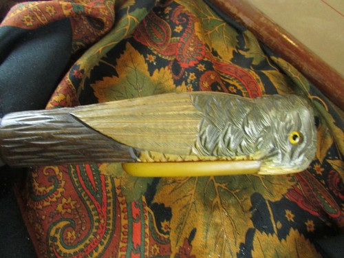 Rare vintage umbrella wooden - vintage,