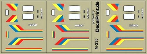Decals set iveco turbostar - decals,