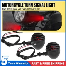 2X Motorcycle Turn Signal Red
