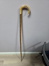  shepherds crook market stick in with rams horn handle 53.5 Inch