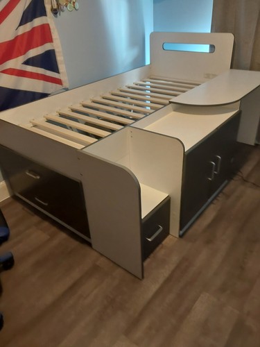 Cookie cabin bed with - cabin, desk