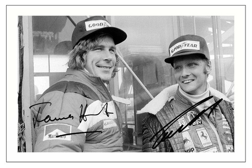 James hunt niki - james, signed