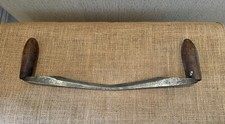 Vintage Curved Draw Knife 18" Wide 10" Curved Blade  Suit Traditional Woodworker