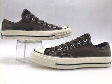 Converse Chuck 70 Ox Low Top Velvet Brown Egret Leather/Suede Size Men 7/women 9