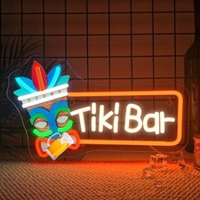 Tiki Bar Neon Led Sign Home