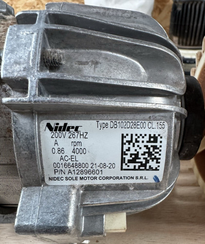 Nidec motor db102d28e00 400w - motor,