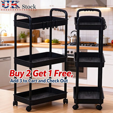 3 Tier Storage Trolley Cart on