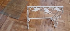 Vintage White painted Wrought