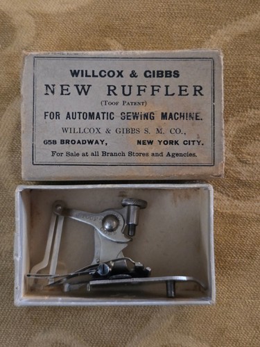 Willcox and gibbs new - new, ruffler