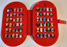VINTAGE USA MIGHTY BEANZ SERIES 1 COMPLETE SET 1-60 IN OFFICIAL COLLECTOR CASE