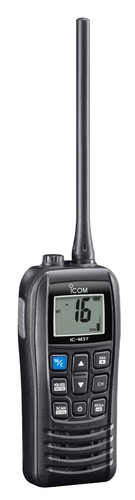 Icom hand held radio - hand,
