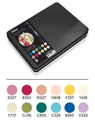 Letraset tria marker 12 pen - -,