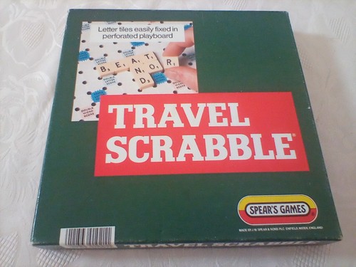 Travel scrabble board spear - travel,