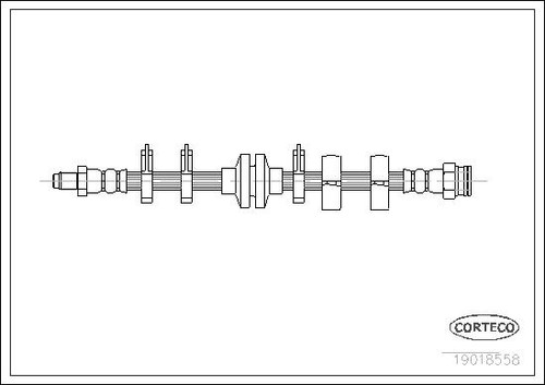 Corteco 19018558 brake - brake, hose