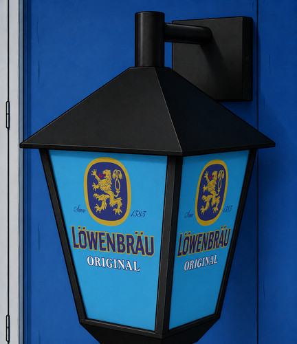 Lowenbrau beer large wall - lowenbrau,