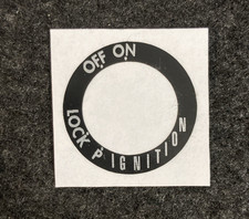 Yamaha Ignition Sticker LOCK ON OFF – RD400 RD350 XJ550 70s 80s Vintage