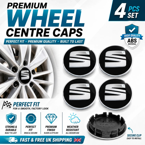 Ibiza leon wheel centre - 4x,