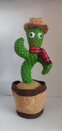 Dancing cactus talking toy - talking,