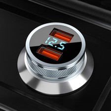 1x Dual USB Phone Charger LED