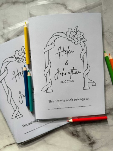 Personalised wedding activity - personalised,