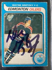 Wayne Gretzky Signed Rookie Card O Pee Chee 1979 #18