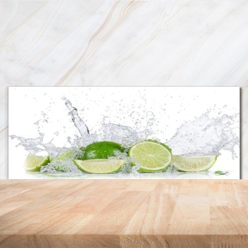 Kitchen glass splashback - glass,