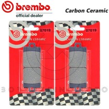 4 Brake Pads Anterior Brembo Carbon Ceramic 07019 Piaggio MP3 400 2008
