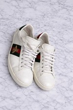 Gucci Ace Bee White/Cream mens