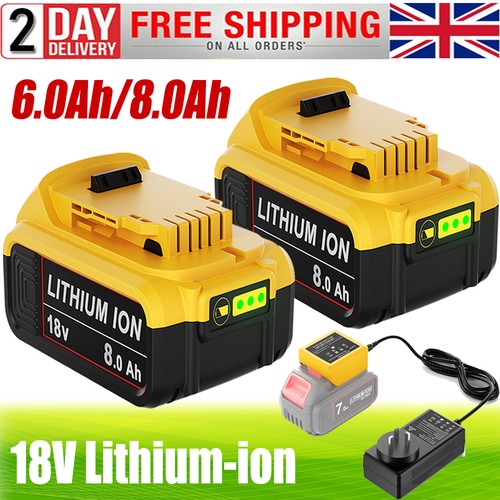 For dewalt 18v battery - 2x,