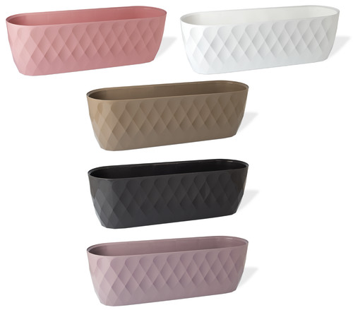 Trough plant pot long - trough, plastic