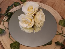 9 x Mirror Plates 20cm Flat