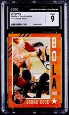 Bronson Reed /Jonah Rock 2018 PWG BOLA #15 Rookie RC Walter / Gunther CGC 9