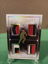 2015-16 Panini Anthology Ilya Kovalchuk TETRAD MATERIALS 05/49 HOLO GOLD