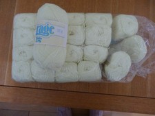 20 x 25g VIN TAGE MIRAGE BABY 3PLY YARN 100% ACRYLIC SHADE 25 (LEMON) LOT  50922