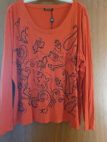 Stunning elena miro orange top - miro,